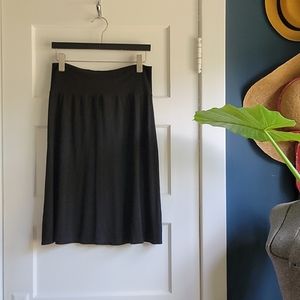 Cut Loose Basic Black Knit Skirt